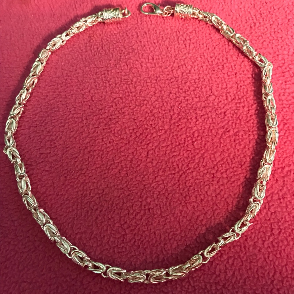 .925 Sterling Silver Byzetine Necklace